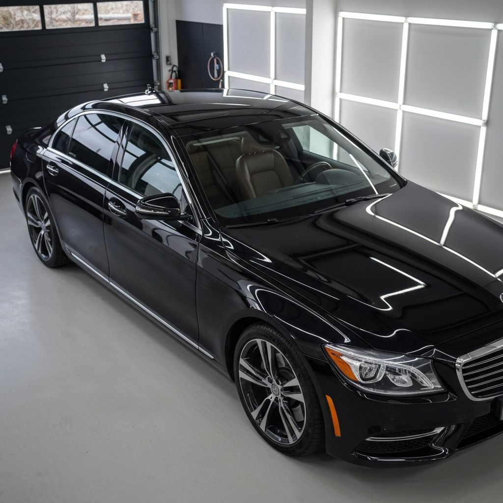 Ceramic coated sedan